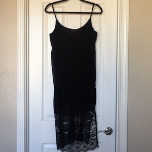 Material Girl | LBD w/ Lace Trim